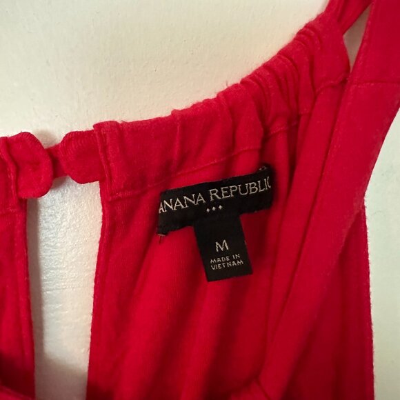 Red Banana Republic Factory Keyhole Tank, Medium - Picture 2 of 4